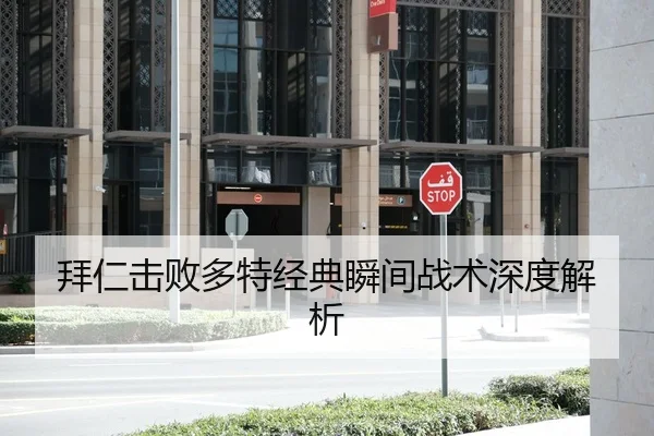 拜仁击败多特经典瞬间战术深度解析